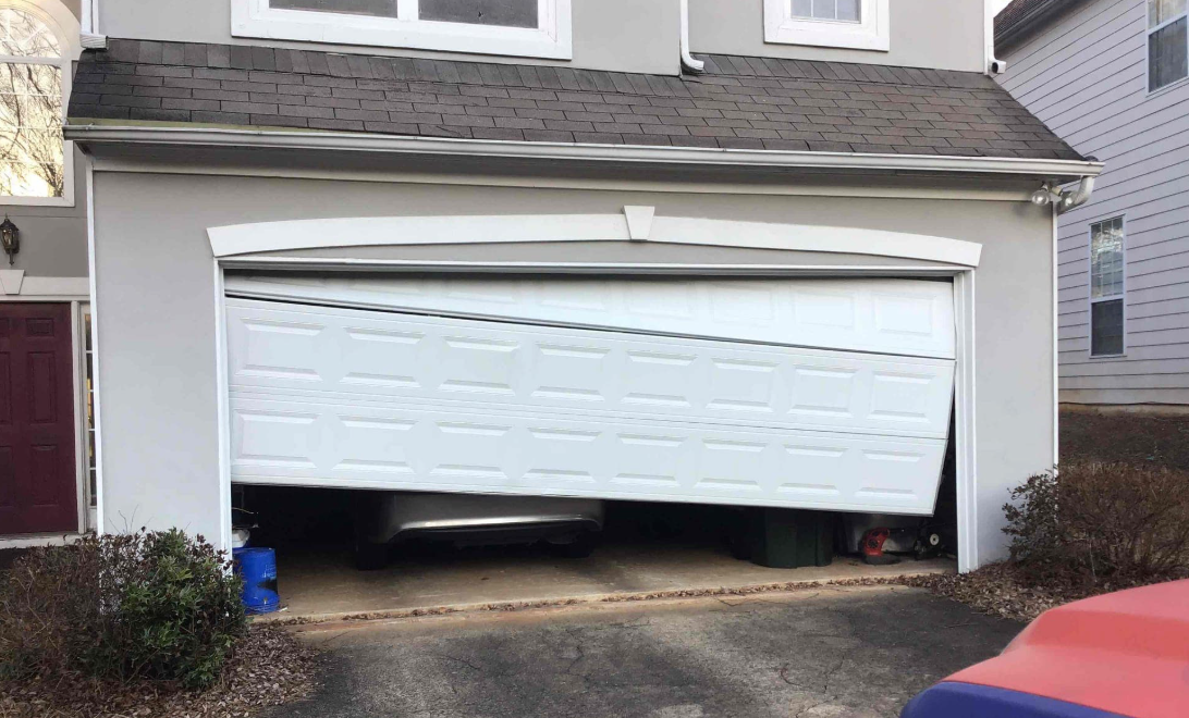 Garage door repair.