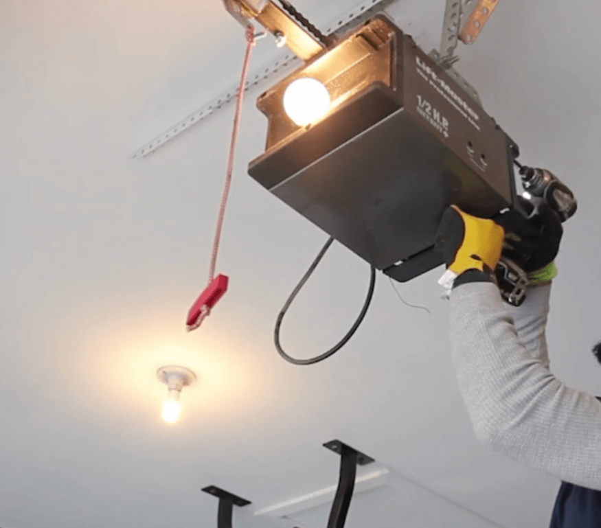 Expert technician repairing a garage door opener at Bexley Garage Door Repair - Reliable and professional garage door services in Bexley