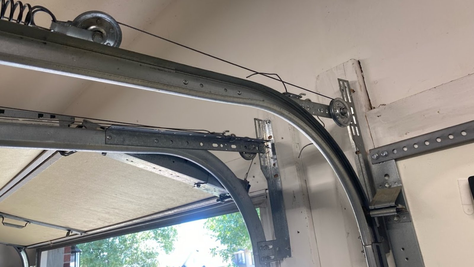 Off-Track Garage Door Realignment
