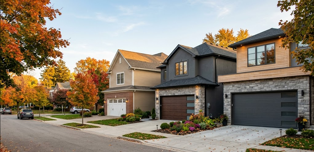 Certified local technician performing residential garage door repair and spring replacement in Grandview Heights, Ohio 43212